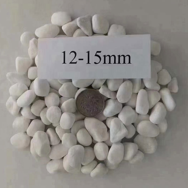 China Factory Decorative Natural White Landscaping River Pebble Stone for Beach and Garden Walkway Price