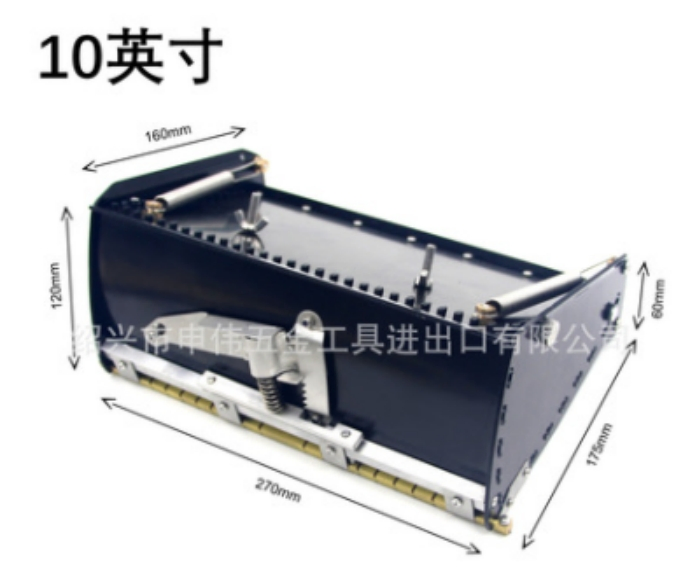 10" Drywall Flat Finishing Box 19121-2 Flat Box Only Without Pole