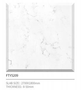 Artificial Marble White Color Slab for Countertop/Wall/Stair/Floor Tile Quartz Slab