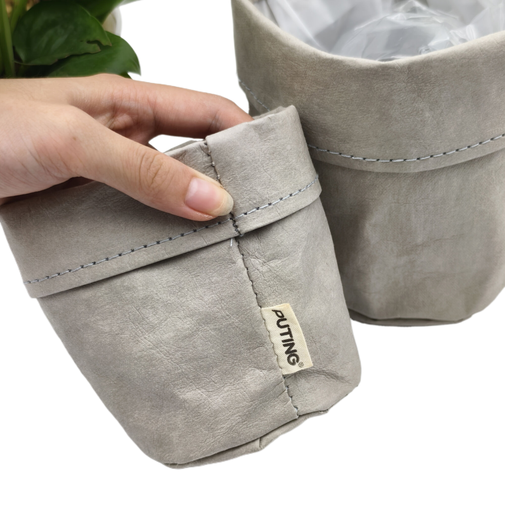 Ваза для цветов крафтовая бумага