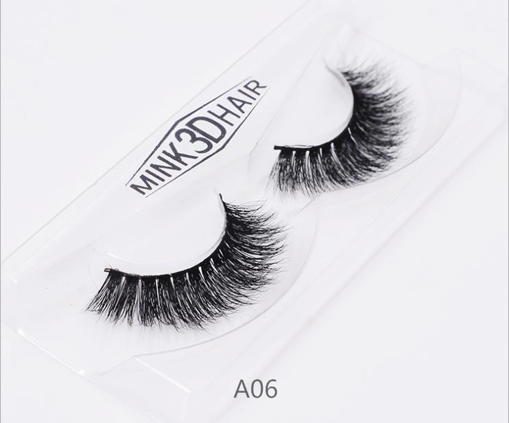 Labor Hair 3D Soft Mink Hair False Eyelashes Handmade Makeup Tools