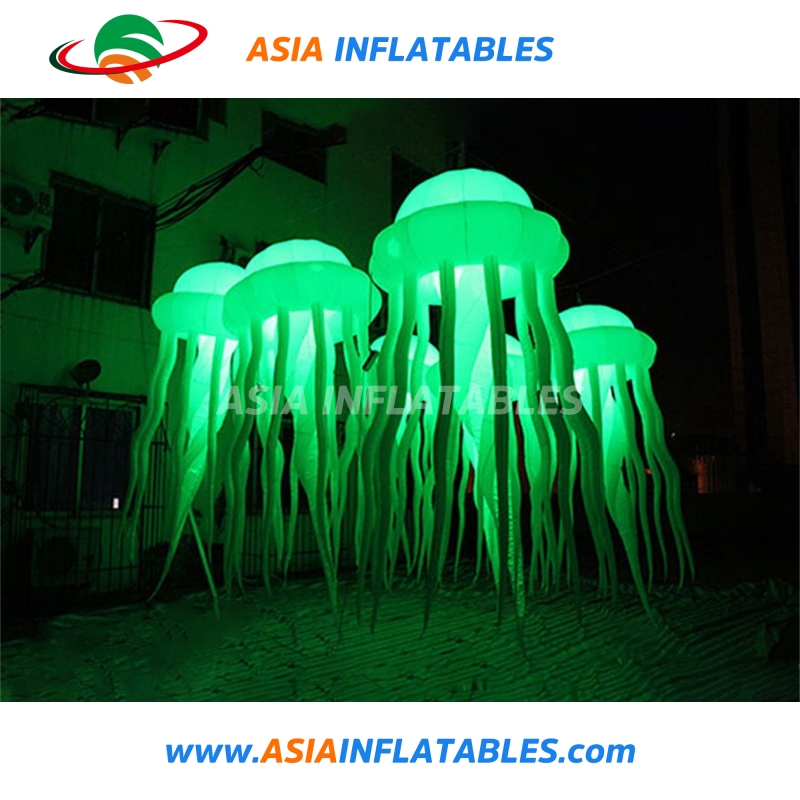 Party Decoration Inflatable Jellyfish with LED Lights for Sale