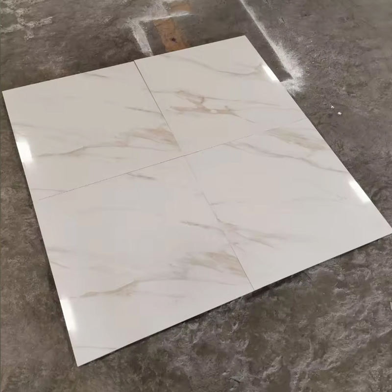 Керамогранитная плитка 60x60 см под мрамор, матовая