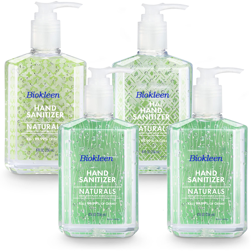 Biokleen Factory Wholesale 75% Alcohol Rinse-Free Anti-Bacterial Hand Sanitizer Clean Gel with Aloe