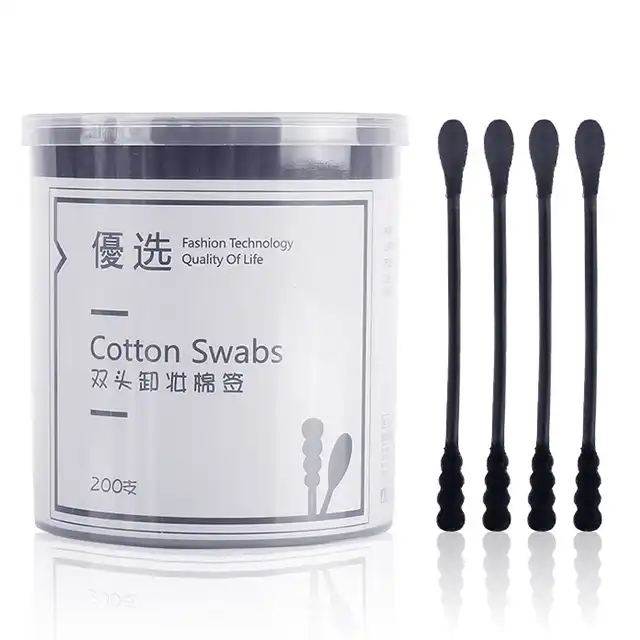200PCS Cleaning Cotton Ear Bud Eco Friendly Cotton Swab Bud