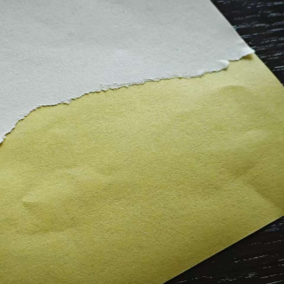 Cast Coated Self Adhesive Paper with Black Slit for Easy Print Label