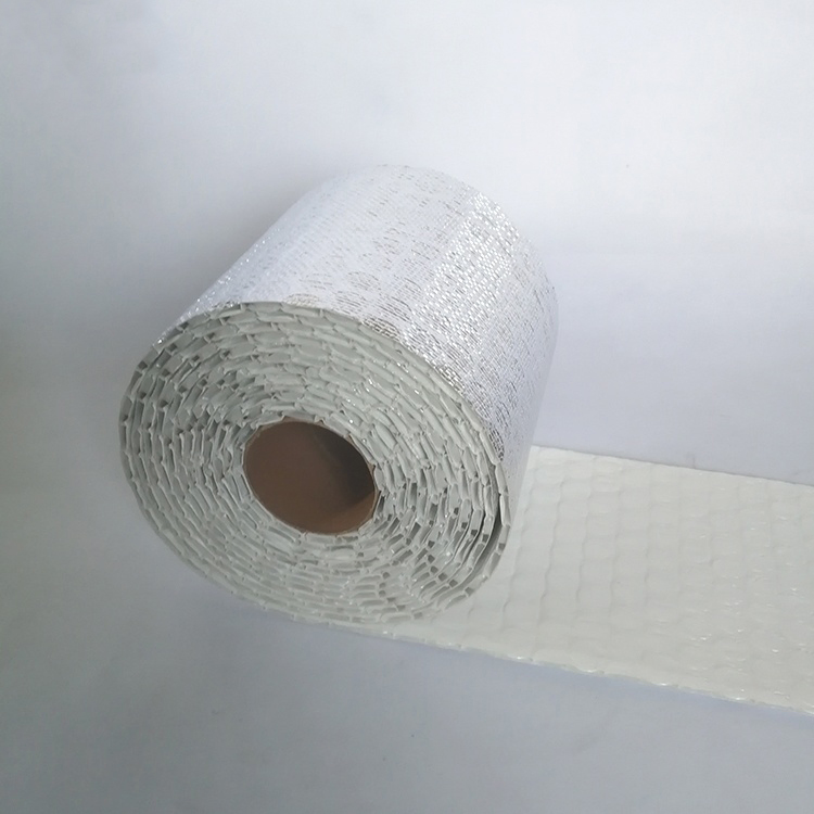 Reflective-Fire-Retarded Aluminum Foil Woven Bubble White PE Film for Wall Insulation