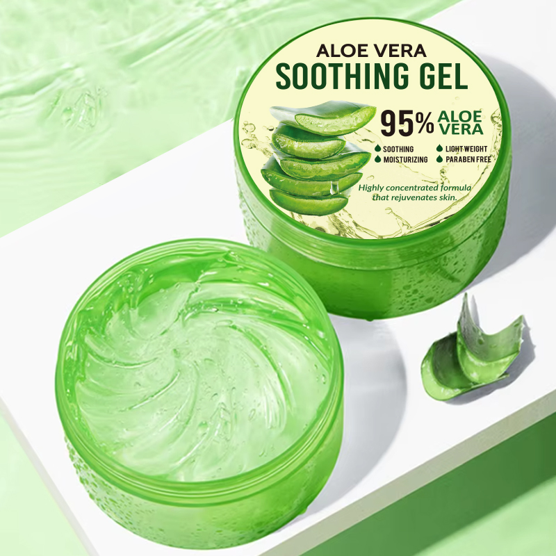OEM Natural Organic Vegan Face Care Soothing Sunburn Relief Aloe Vera Gel