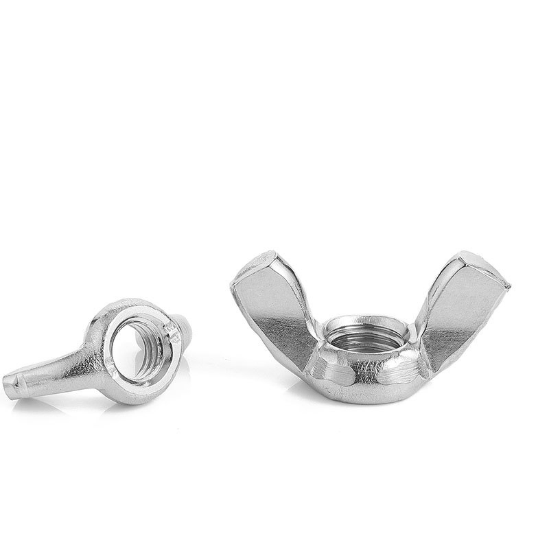 Stainless Steel Hand Screwed Nuts Material Square Wing Butterfly Nut