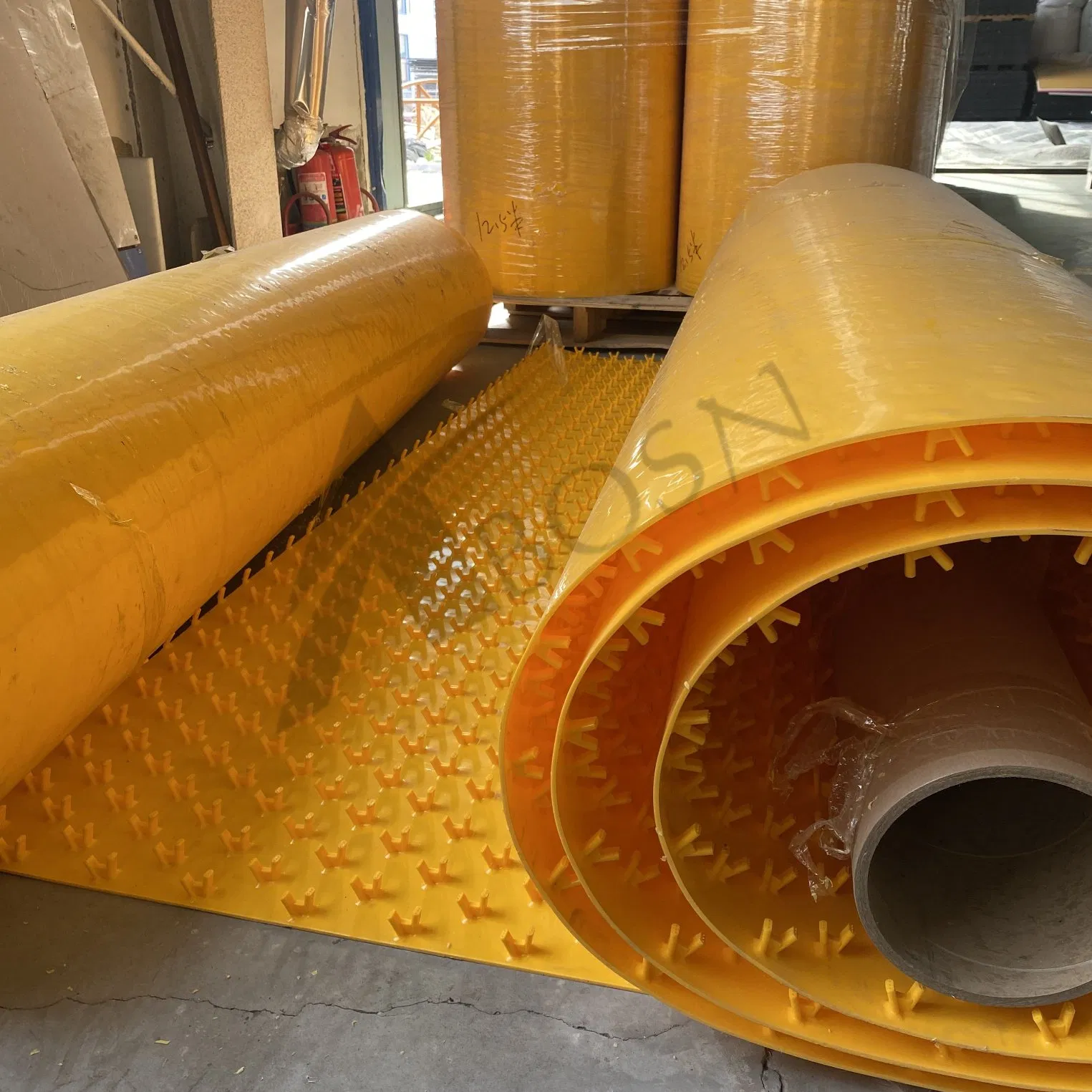 Yellow HDPE Sheet for Concrete Protection – Durable & Chemical Resistant