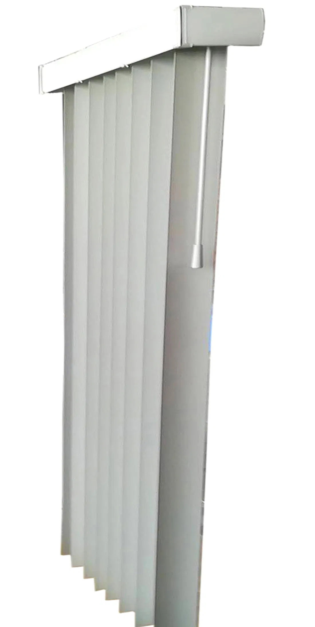 Cordless PVC Material Vinyl Window Blinds Custom Size Vertical Blinds