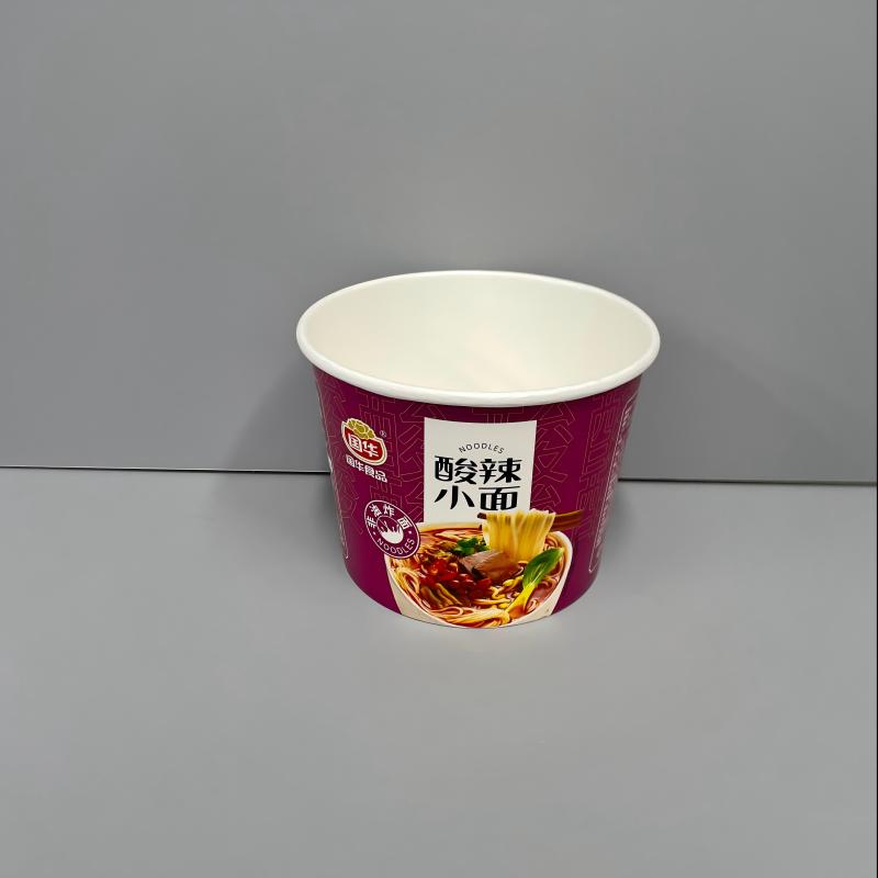 Eco-Friendly Logo Printing Paper Soup Cups with Lid Disposable Soup Cup Noodle Soup Paper Cup with Lids