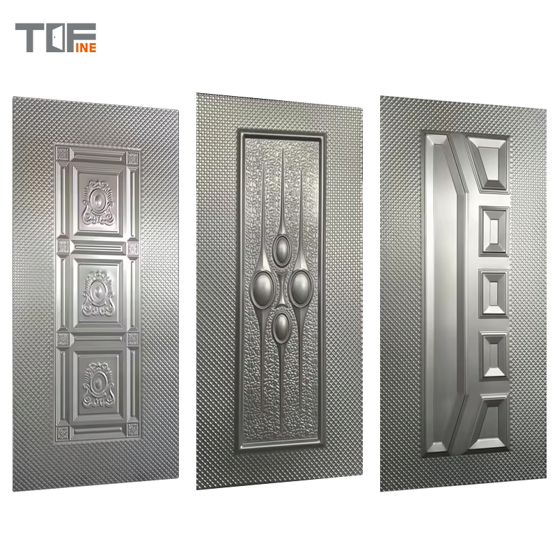China Factory Wholesale Steel Door Skin Stamped Embossed Steel Sheet