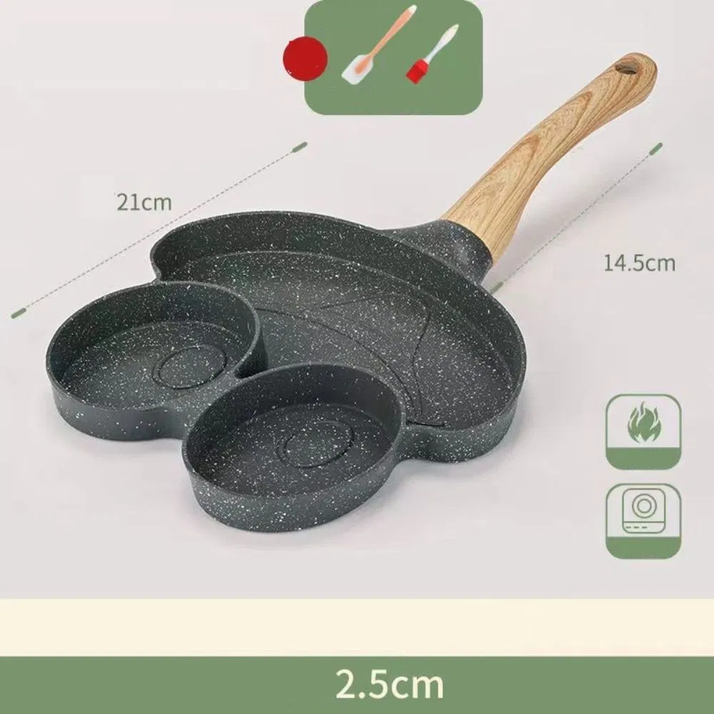 Pan Cups Pancake Frying Pot Pan Breakfast Egg Pan Non-Stick Wyz28090