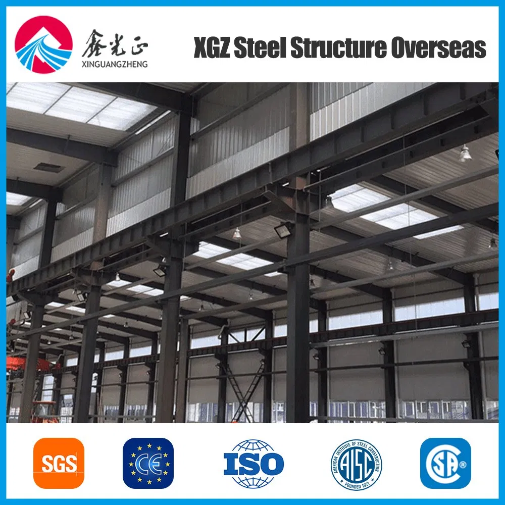 Multi-Purpose Steel Structure with Customizable Design Galvanized ISO CE Certified for Industrial Plants Commercial Malls Logistics Warehouse