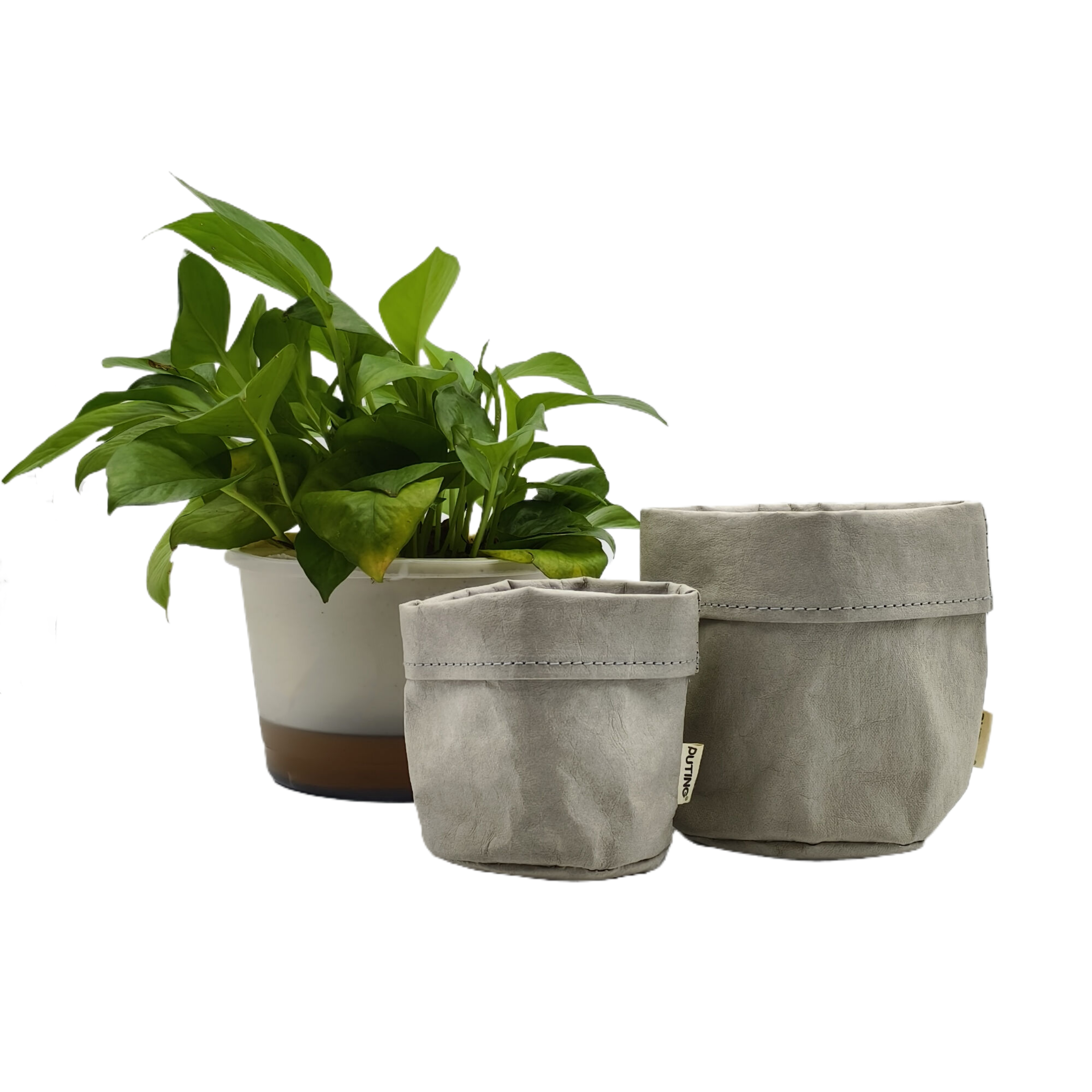 Ваза для цветов крафтовая бумага