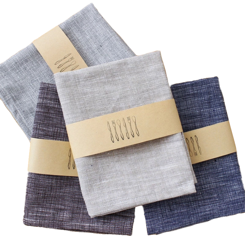 Wholesale Kitchen Dish Tea Towel Custom Stripe Design 100% Cotton or Linen Tea Towel