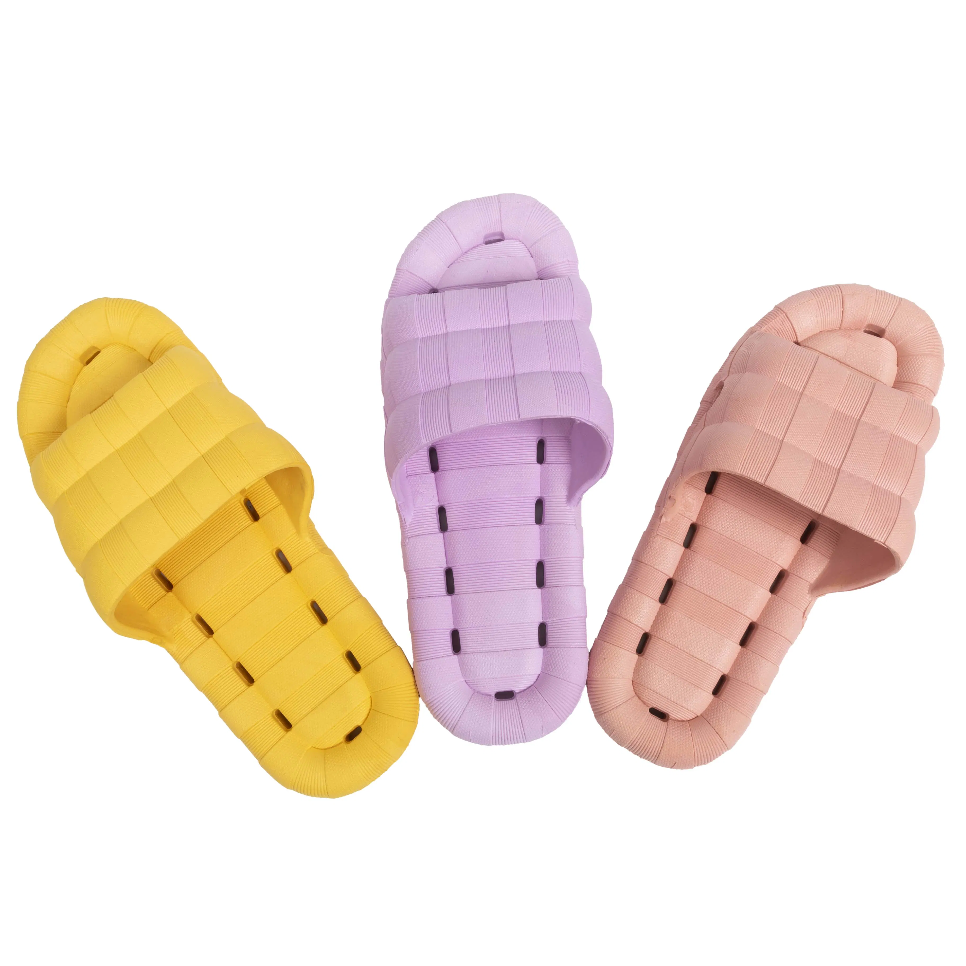 Custom Wholesale Non Slip Quick Dry Bath Bathroom Slippers Soft Sole Massage Hotel Household Lovely Contracted Comfortable
