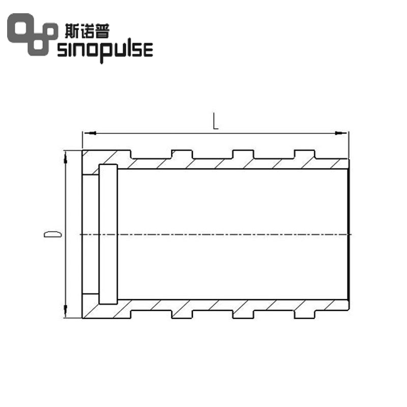 Фитинг-втулка 00018 из углеродистой стали для шланга SAE100 R7/R8