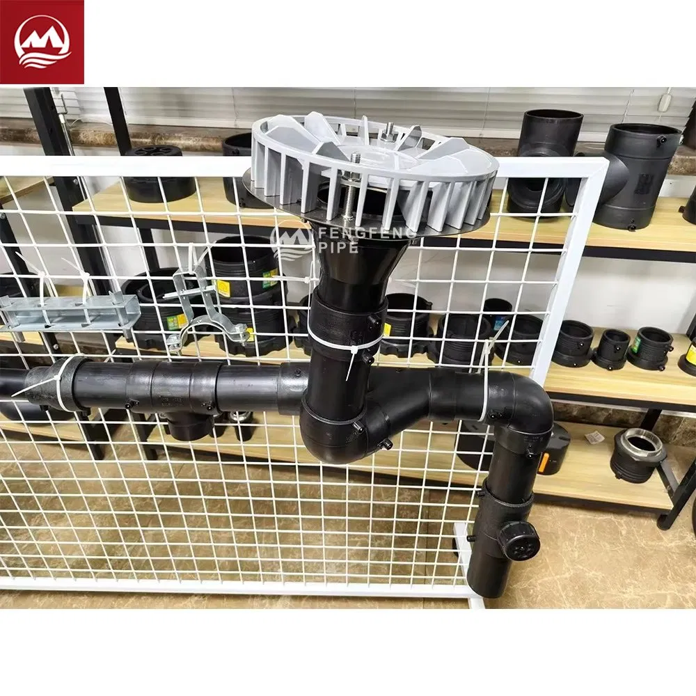 HDPE Siphonic Zinc Plated Corrosion-Resistant Flat Roof Drainage for Flat Roof