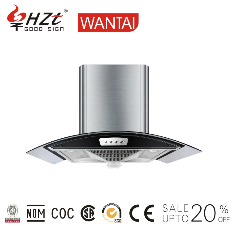 Kitchen Exhaust Chimney Extractor Wall Mounted Cabinet Stainless Steel Cooker Range Hood