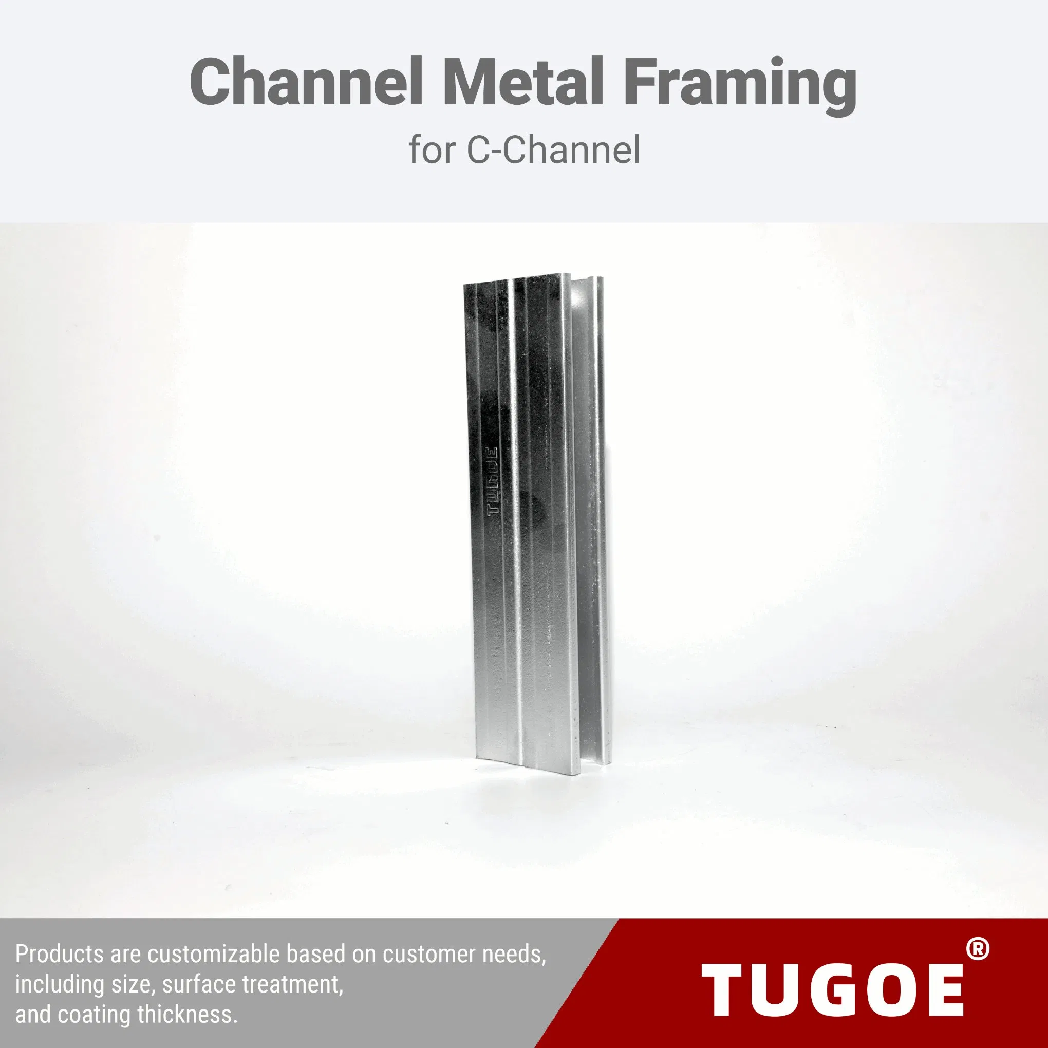 Hot-Selling Building Material Anti Vibration Electro Galvanized 2X41X21mm C Channel