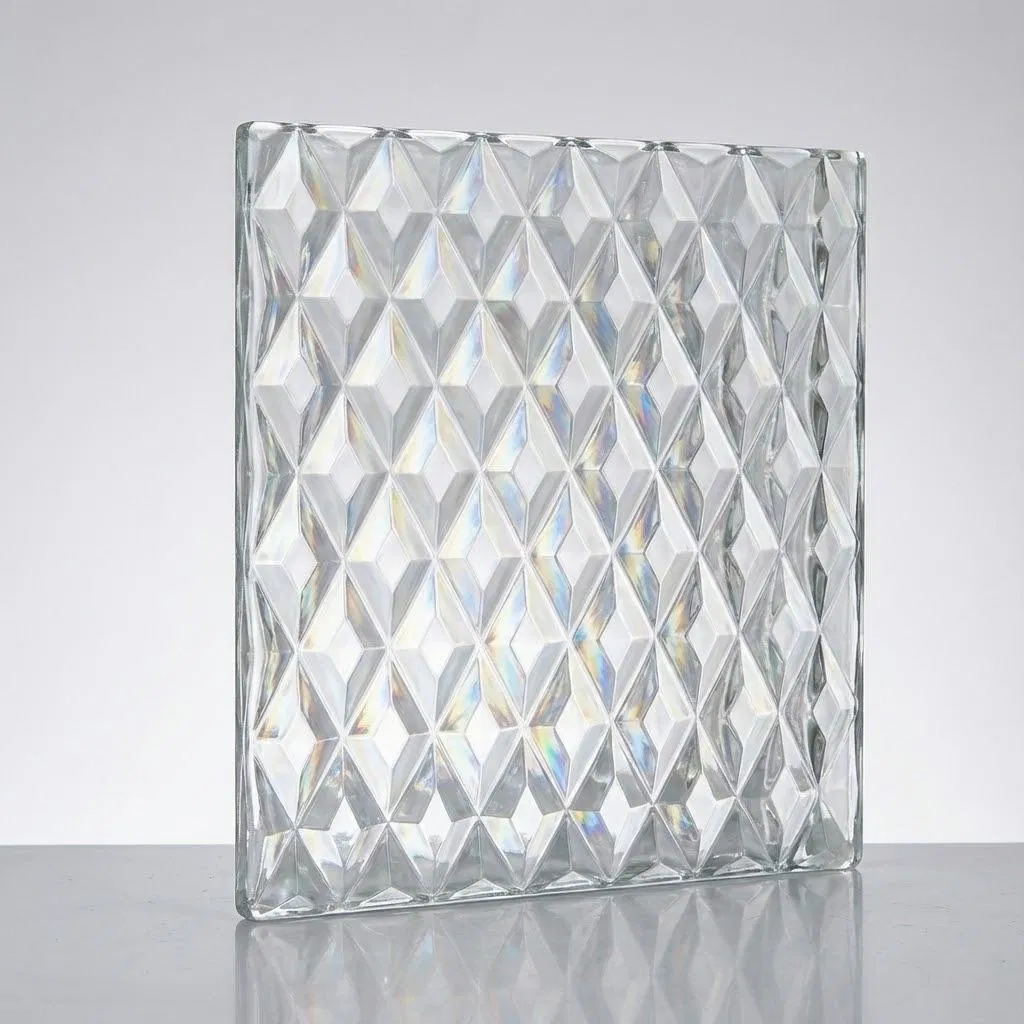 High Clarity Mistlite Super White Patterned Glass Sheets 3.2mm/4mm