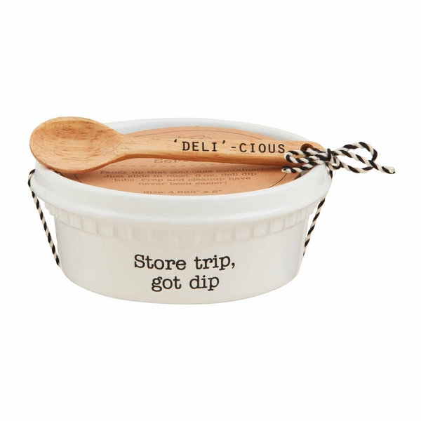 Two Piece DIP Bowl Set for Entertaining Guests