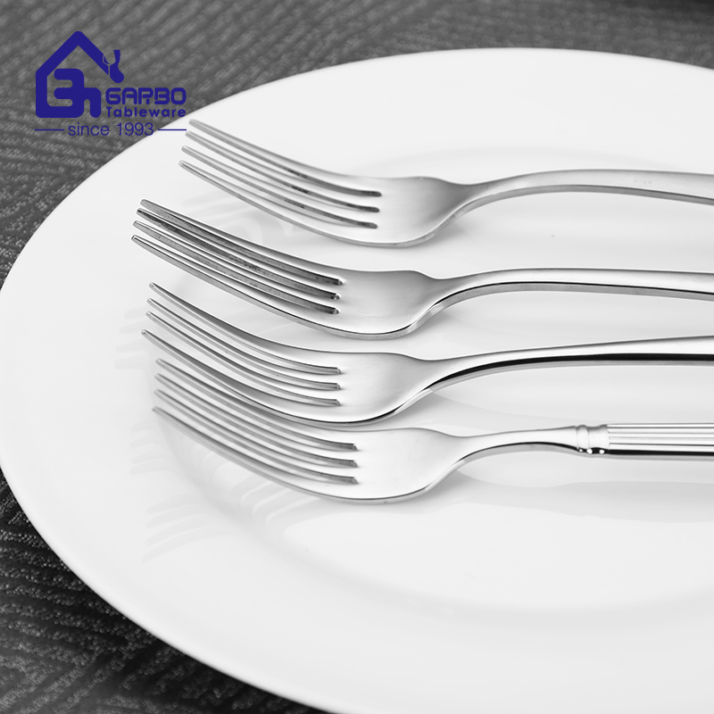 Europe Customized 18 0 Stainless Steel Forks Mirror Polished Dinner Forks Set Made in China