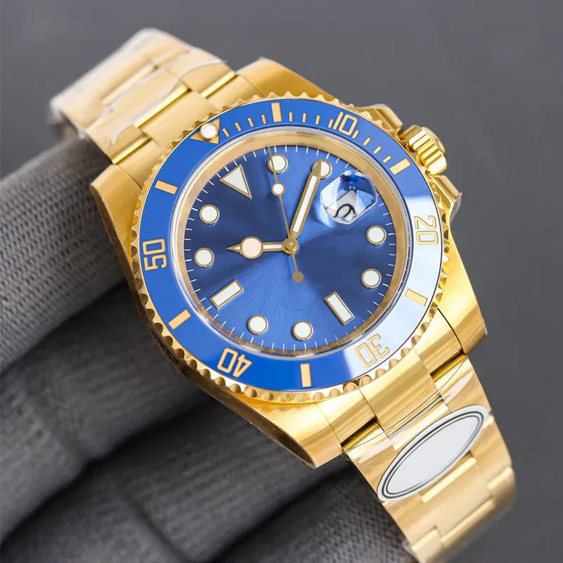 Luxury Mens Watch Designer Watches High Quality Fashion Ceramic Bezel Mechanical Stainless
