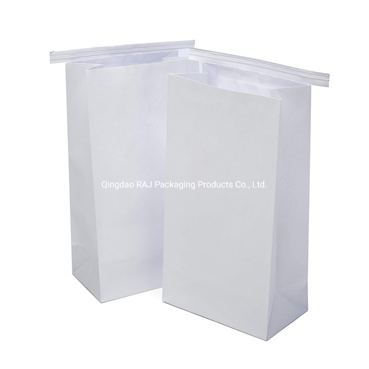 Customized Logo Printing 80GSM Airlines Vomiting Travel White Kraft Paper Sickness Bags Disposable Coated Paper Bags
