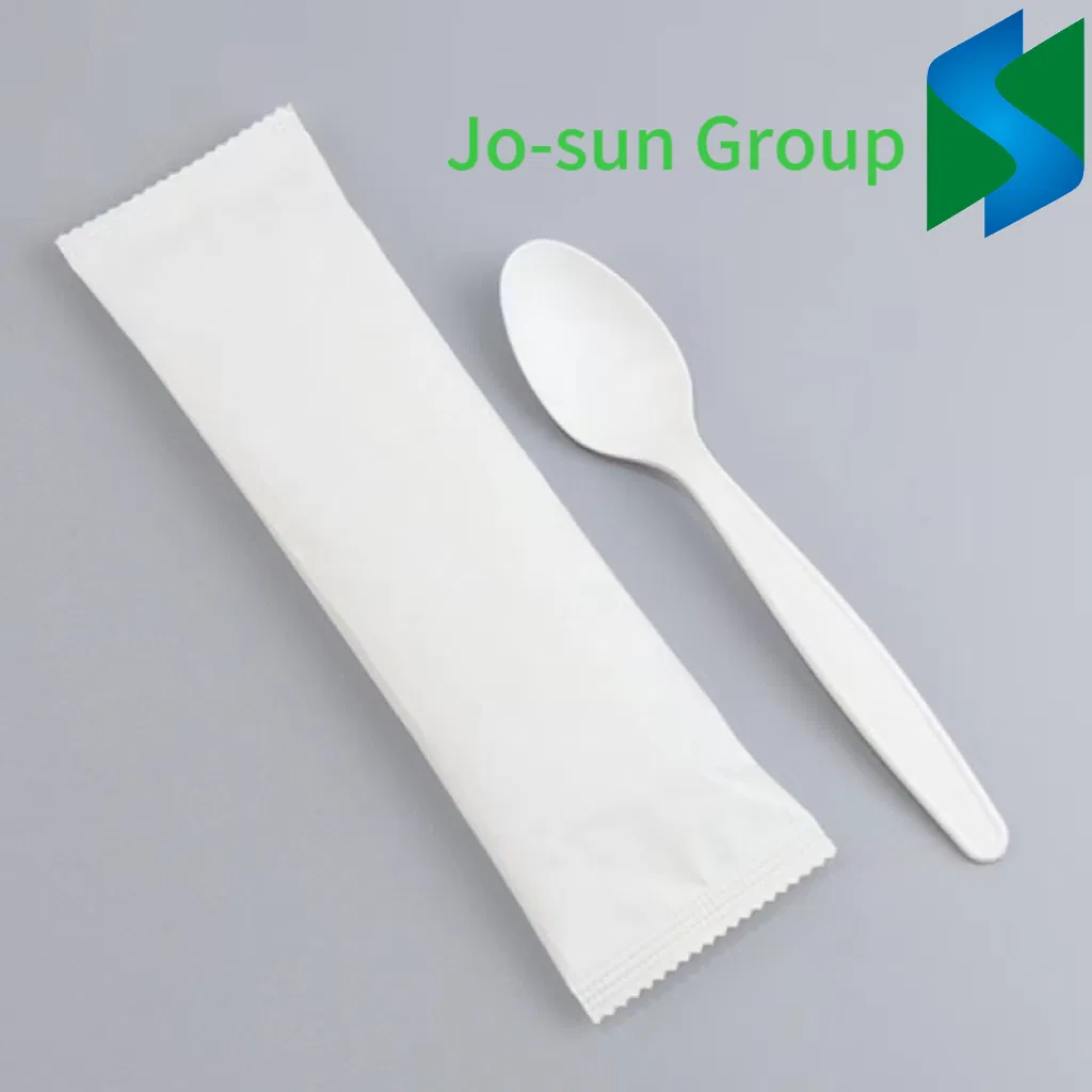 Cornstarch Tableware Disposable Spoon Biodegradable Cornstarch Eco Soup Spoon