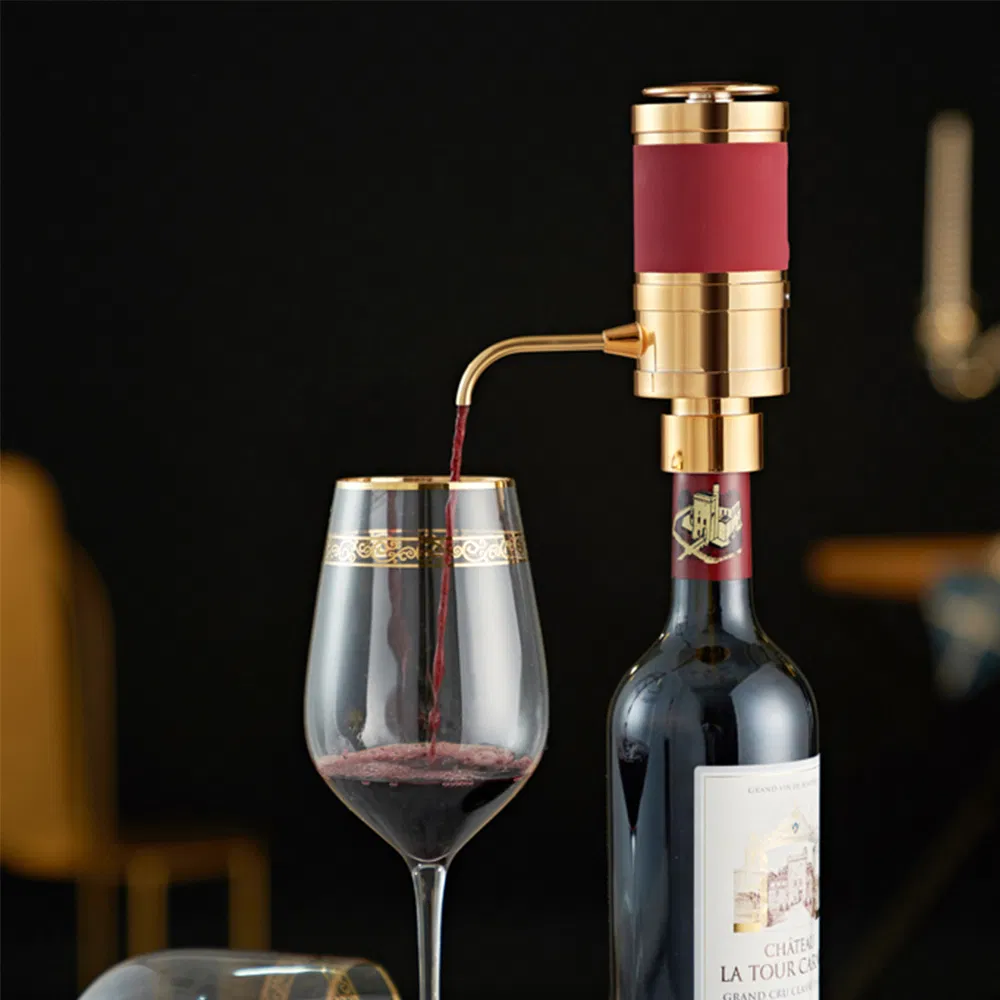 High End Promotion Gift Plastic Electric Wine Decanter