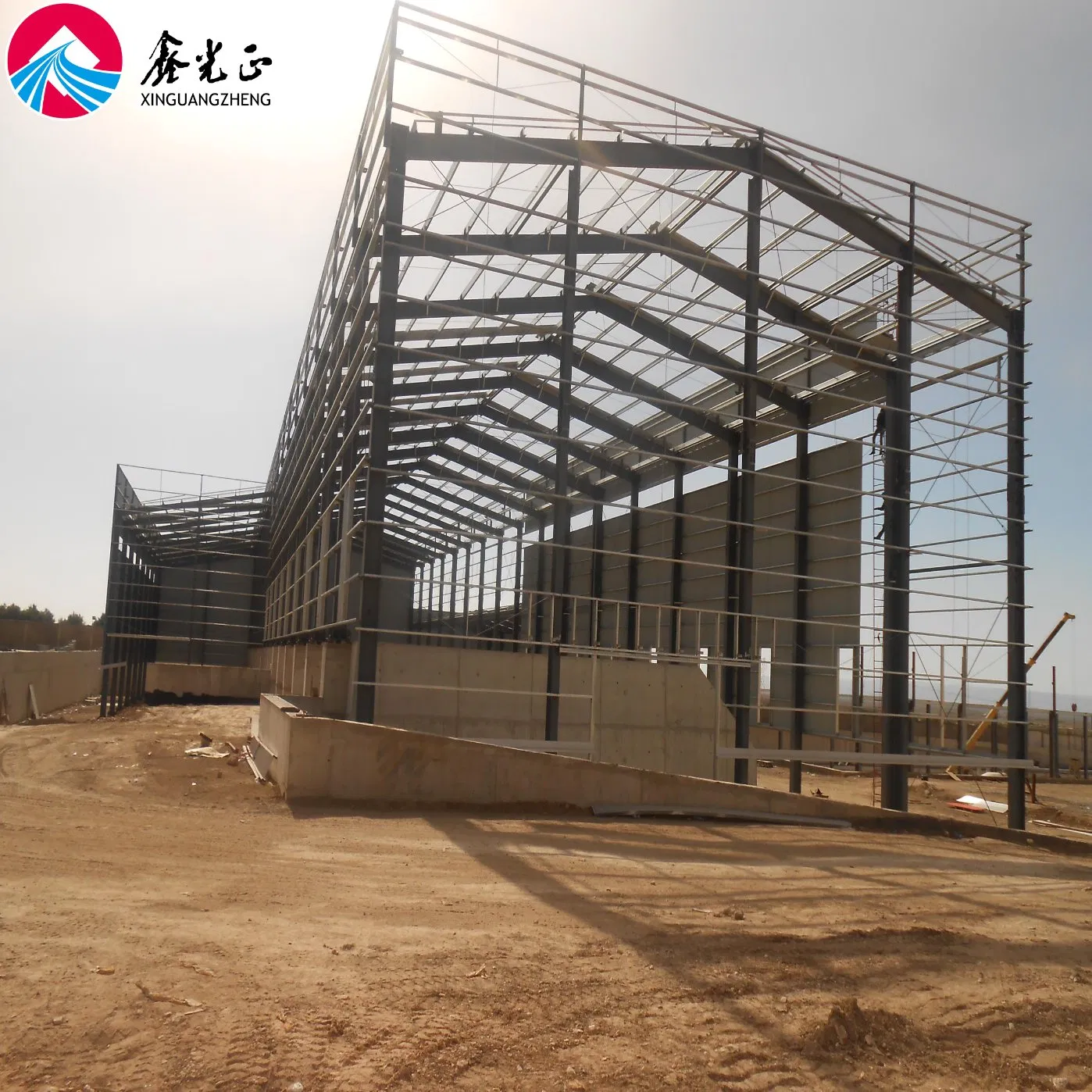 Welded H Section Beam and Column Steel Structure Building Material