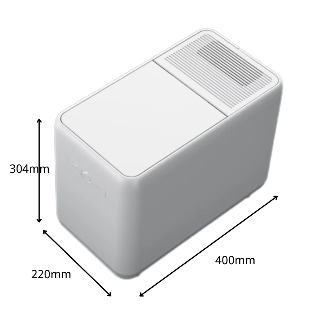 Mini 2.5L Food Waste Disposer with Transparent Window Save Space Kitchen Use