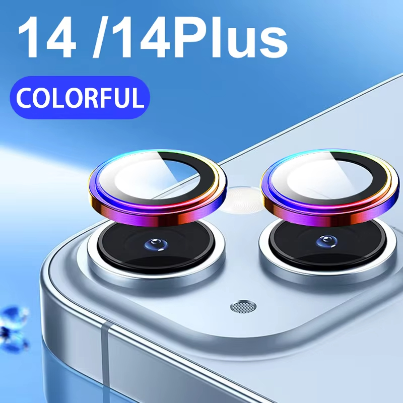 Защитная плёнка на камеру iPhone с радужным эффектом