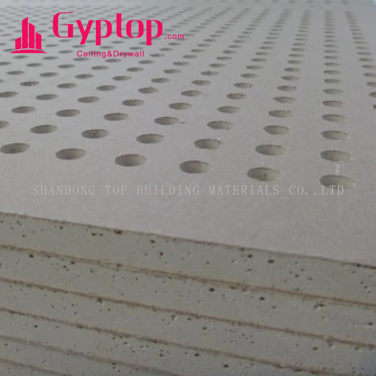 1200X2400X12mm Perforated Gypsum Ceiling Board/Acoustic Drywall Board
