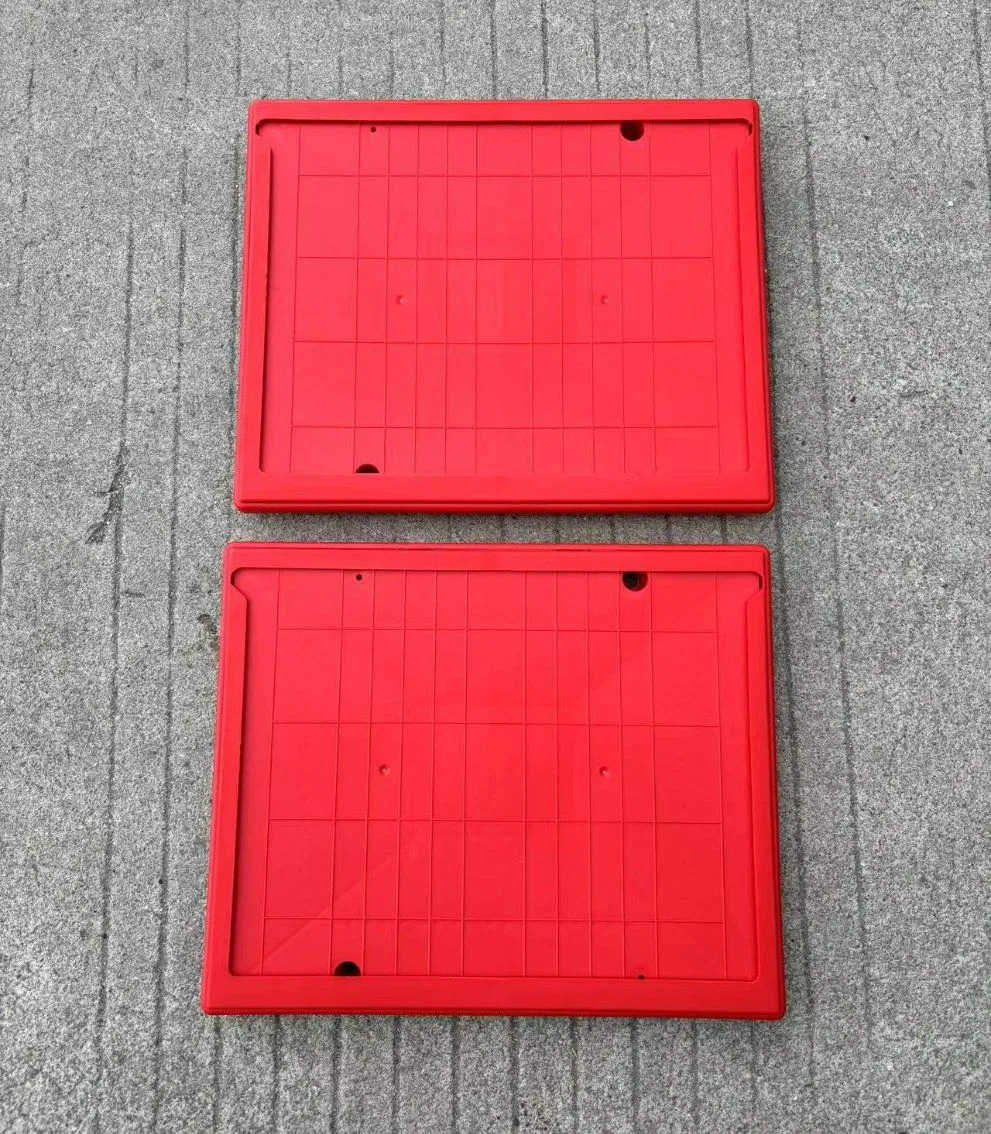 Red Color Cart Advertising Snap Frames on American Supermarket Plastic Shopping Carts