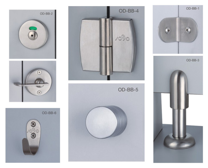 Waterproof Compact Laminate School Toilet Partition