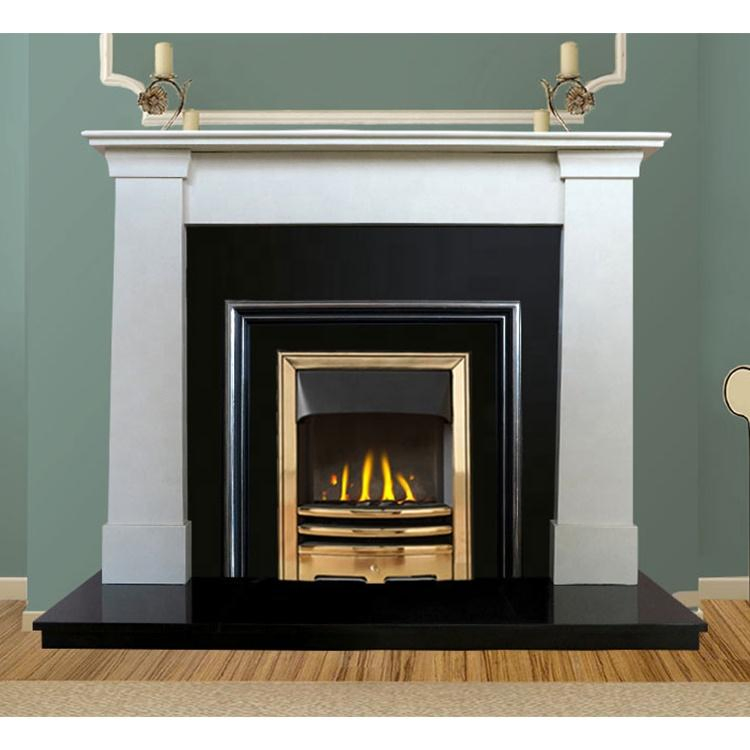 Interior Decoration Modern White Marble Fireplace Surround for Sale