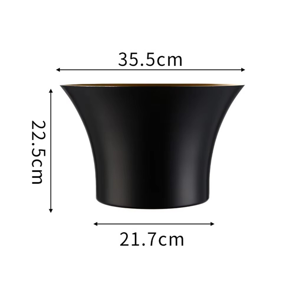 Stainless Steel Champagne Bucket with Ice Tongs – Elegant Beverage Cooler for Home and Bar