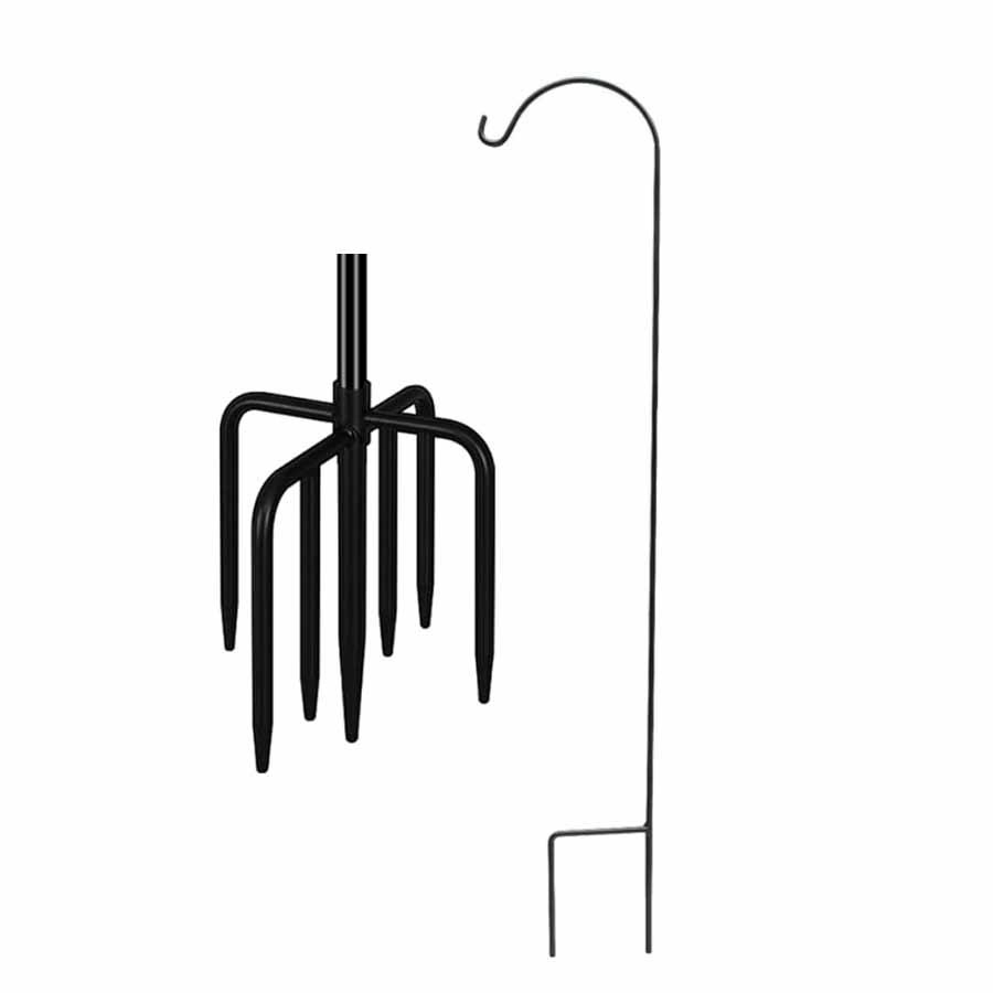 Steel Metal Outdoor Garden Shepherd Hook