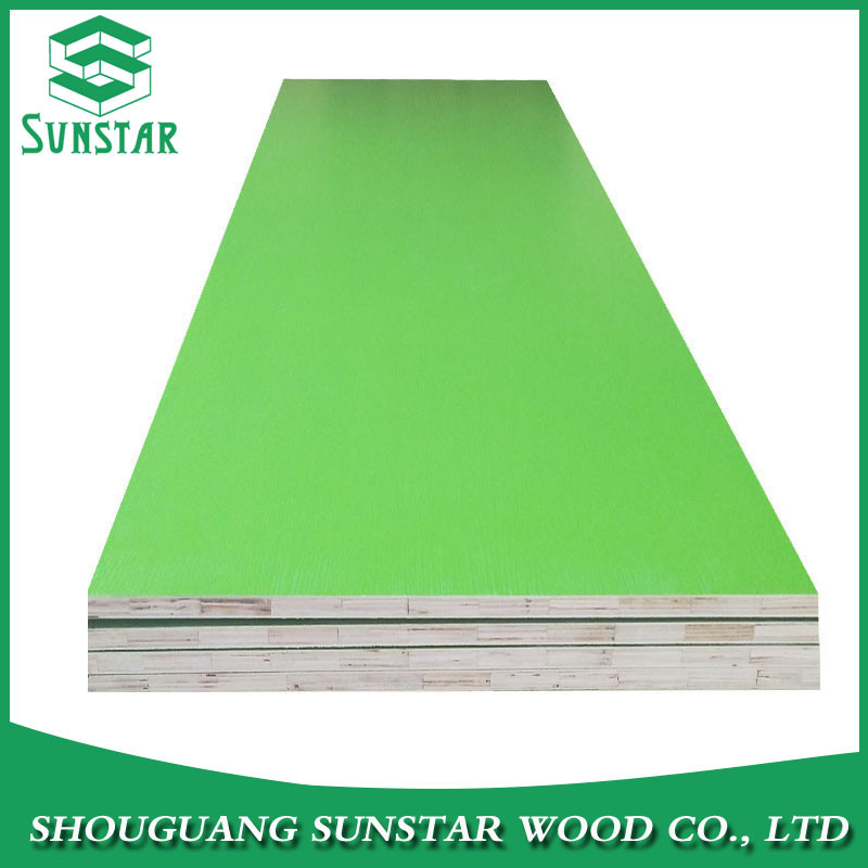 Wholesale Melamine Faced Plywood Block Board Finger Joint Plywood for Furniture Decoration