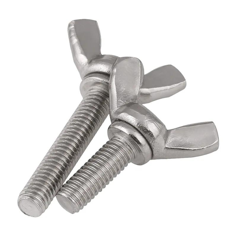 SS304 Stainless Steel Butterfly Nut Wing Nut / Galvanized Butterfly Nut