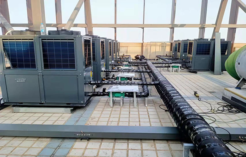 Imposol High Efficiency Commercial Air Source Heat Pump Water Heater Hotel Central Heating System with WiFi Control