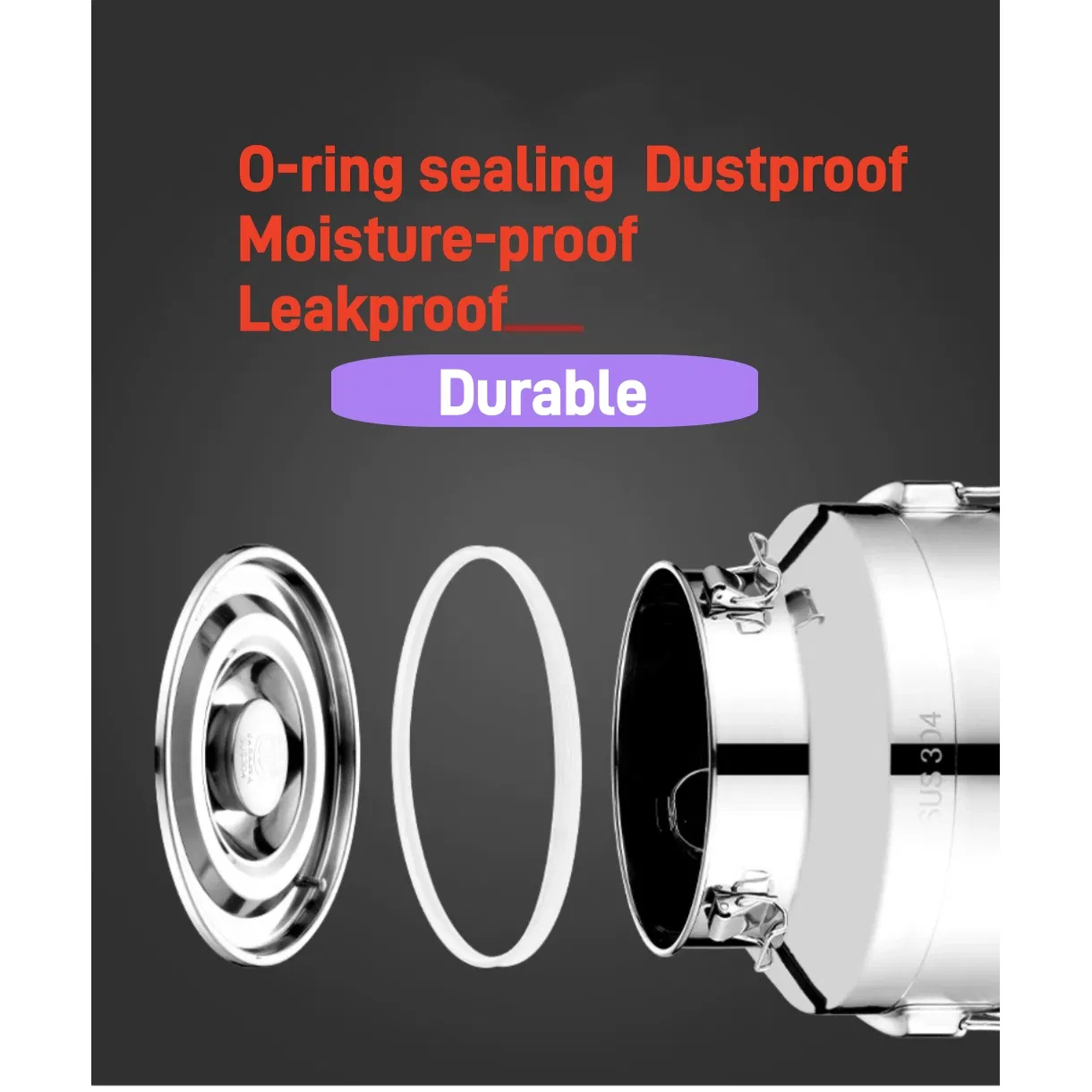 Пищевая бочка из нержавеющей стали SS304, 58 л