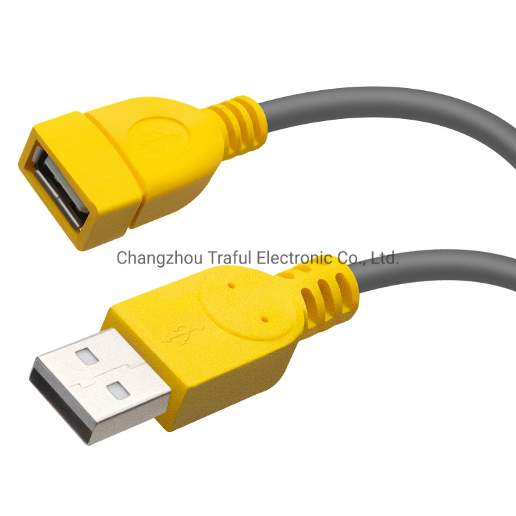 USB 2.0 Extender Cable Yellow Male to Female