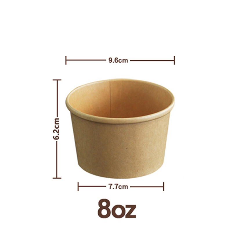 Бумажный контейнер для еды на вынос 8-32 унции