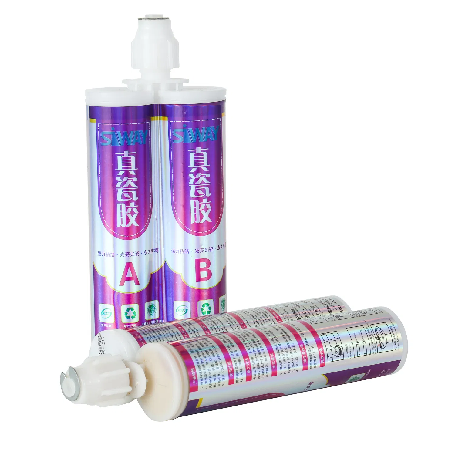 Two Parts Grey Floor Grout Grouting Sealant Bathroom Tiles Discount 5% off