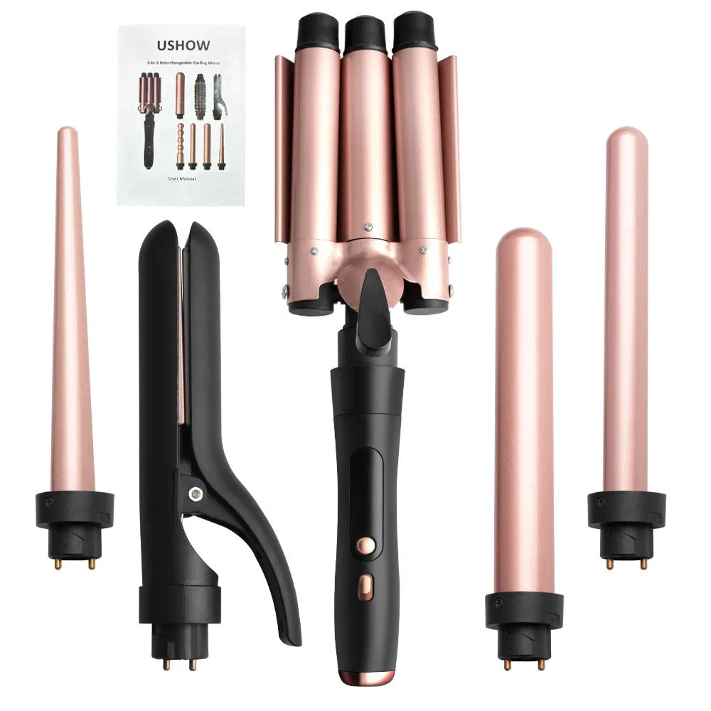 Fast Heating Curling Iron Straightener Three-Barrel Splint Curling Iron